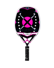 Carregar imagem no visualizador da galeria, RAQUETE DE BEACH TENNIS HEROES CHANCE CARBONO 3K SILVER