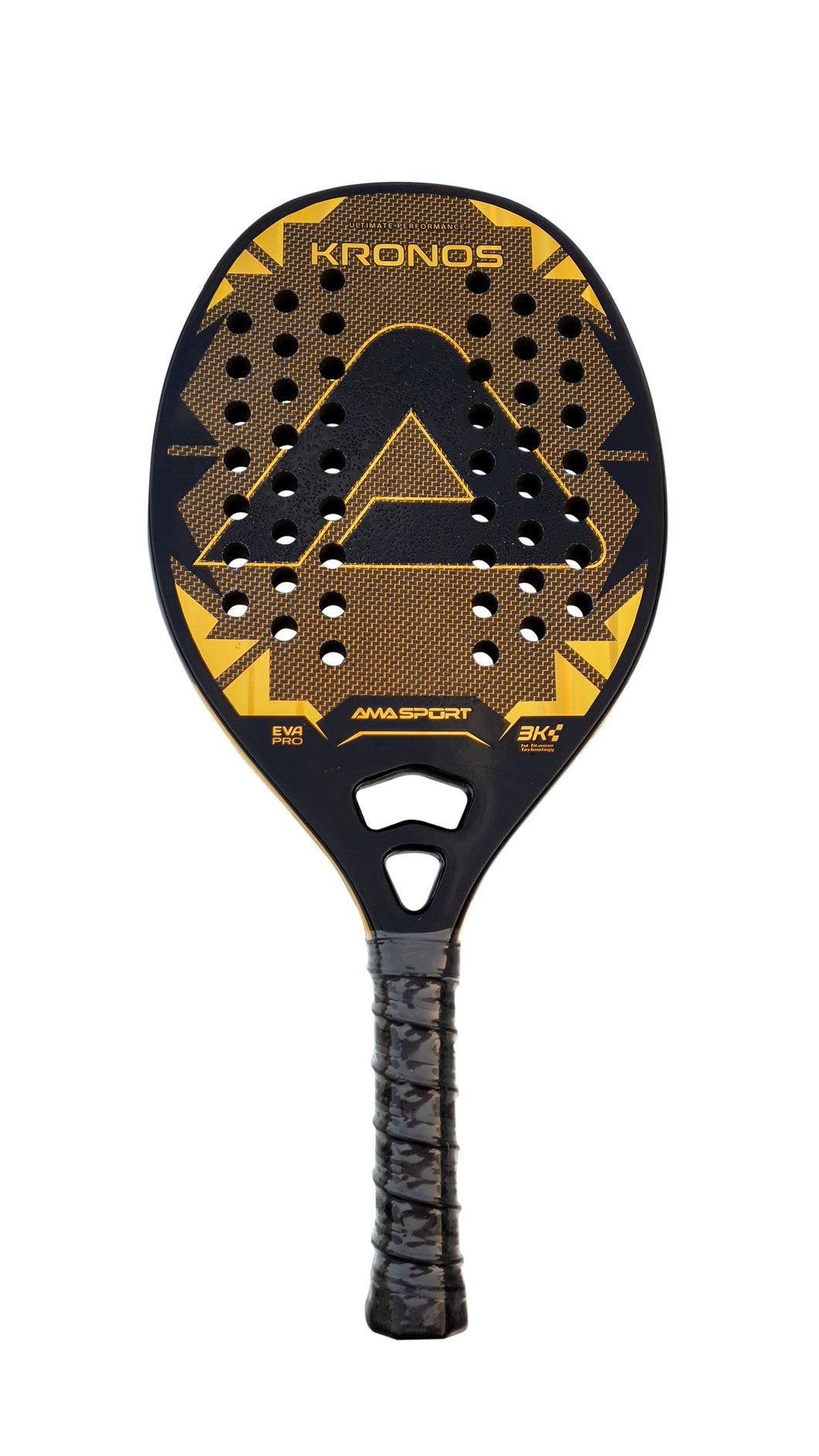 RAQUETE DE BEACH TENNIS AMA SPORT KRONOS GOLD EDITION TITANIUM