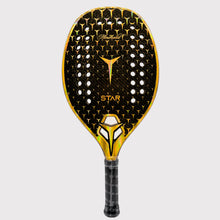 Carregar imagem no visualizador da galeria, Raquete de Beach Tennis Minimalist Star Carbono Dourado 3K 2026
