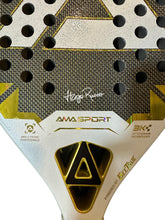 Carregar imagem no visualizador da galeria, RAQUETE DE BEACH TENNIS AMA SPORT KRONOS WHITE TITANIUM HUGO RUSSO
