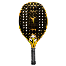Carregar imagem no visualizador da galeria, Raquete de Beach Tennis Minimalist Star Carbono Dourado 3K 2026
